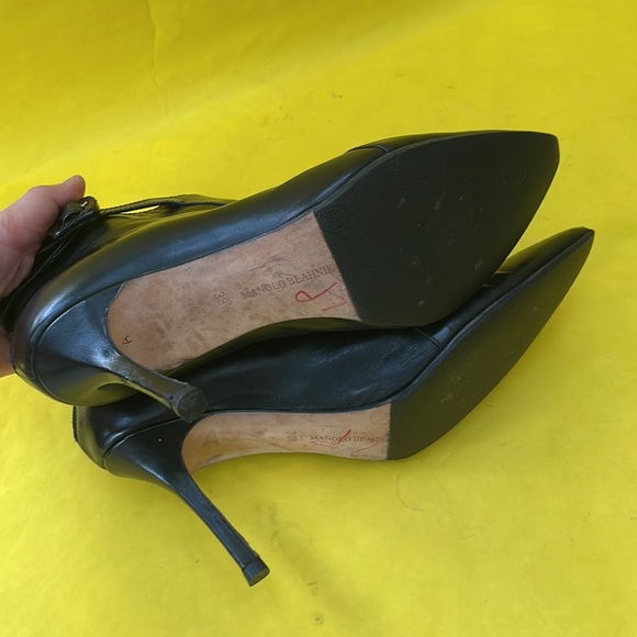 Vintage black Manolo Blahnik booties - Picture 15 of 16